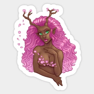 Cherry Blossom Dryad Sticker